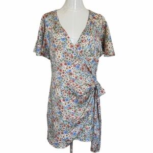 Lilyful Floral Wrap Dress Size S